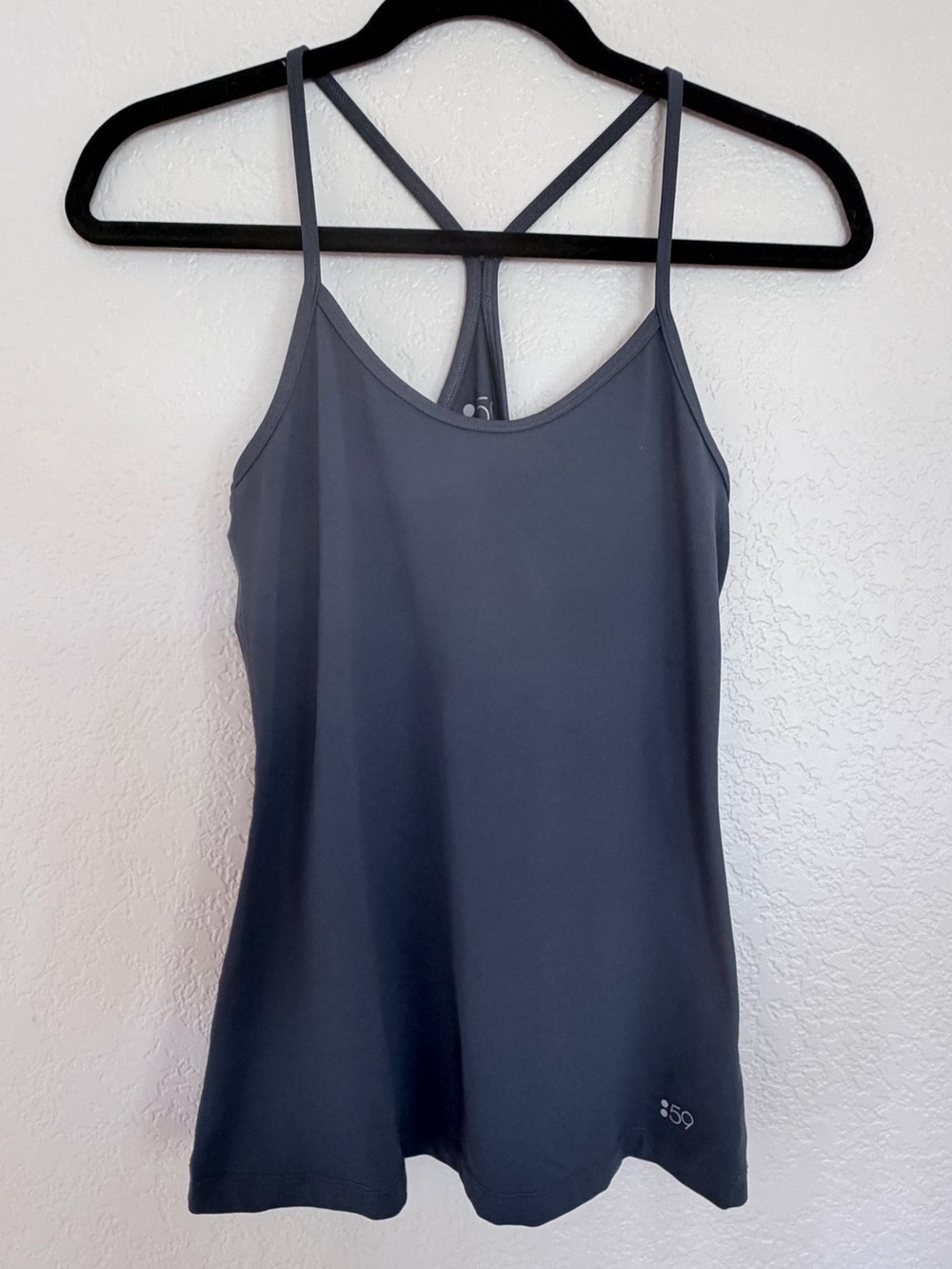 Splits59 slate blue/dark grey racerback athletic tank